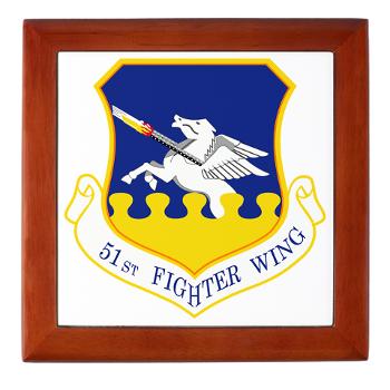 51FW - M01 - 03 - 51st Fighter Wing - Keepsake Box - Click Image to Close