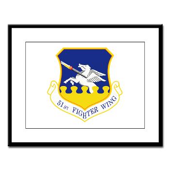 51FW - M01 - 02 - 51st Fighter Wing - Large Framed Print