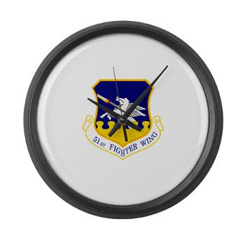 51FW - M01 - 03 - 51st Fighter Wing - Large Wall Clock