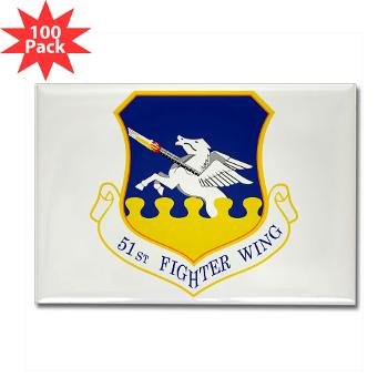 51FW - M01 - 01 - 51st Fighter Wing - Rectangle Magnet (100 pack) - Click Image to Close
