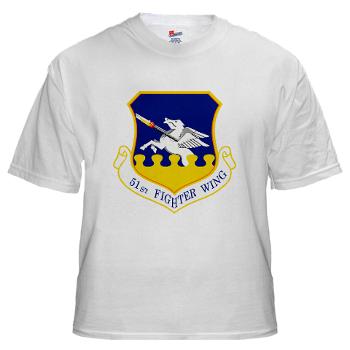 51FW - A01 - 04 - 51st Fighter Wing - White t-Shirt