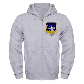 51FW - A01 - 03 - 51st Fighter Wing - Zip Hoodie