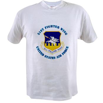51FW - A01 - 04 - 51st Fighter Wing with Text - Value T-shirt