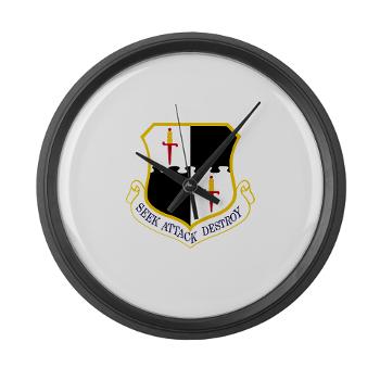 52FW - M01 - 03 - 52nd Fighter Wing - Large Wall Clock