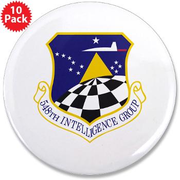 548IG - M01 - 01 - 548th Intelligence Group - 3.5" Button (10 pack)