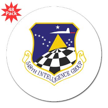 548IG - M01 - 01 - 548th Intelligence Group - 3" Lapel Sticker (48 pk)