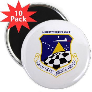 548IG - M01 - 01 - 548th Intelligence Group with Text - 2.25" Magnet (10 pack)
