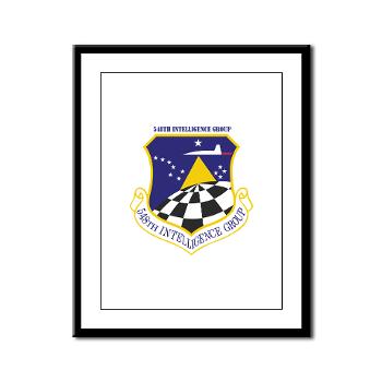 548IG - M01 - 02 - 548th Intelligence Group with Text - Framed Panel Print - Click Image to Close