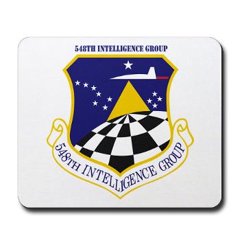 548IG - M01 - 03 - 548th Intelligence Group with Text - Mousepad
