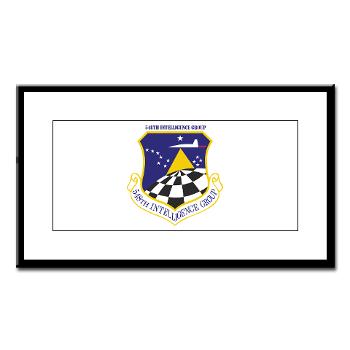 548IG - M01 - 02 - 548th Intelligence Group with Text - Small Framed Print