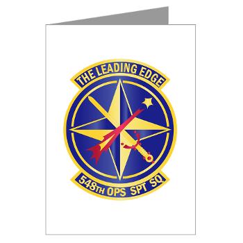 548OSS - M01 - 02 - 548th Operations Support Squadron - Greeting Cards (Pk of 10) - Click Image to Close