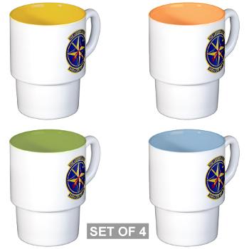 548OSS - M01 - 03 - 548th Operations Support Squadron - Stackable Mug Set (4 mugs) - Click Image to Close