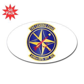 548OSS - M01 - 01 - 548th Operations Support Squadron - Sticker (Oval 50 pk)