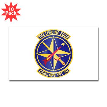 548OSS - M01 - 01 - 548th Operations Support Squadron - Sticker (Rectangle 10 pk)