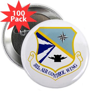 552ACW - M01 - 01 - 552nd Air Control Wing - 2.25" Button (100 pack)
