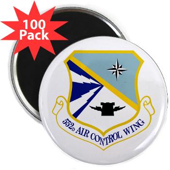 552ACW - M01 - 01 - 552nd Air Control Wing - 2.25" Magnet (100 pack)