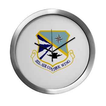 552ACW - M01 - 03 - 552nd Air Control Wing - Modern Wall Clock - Click Image to Close