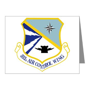 552ACW - M01 - 02 - 552nd Air Control Wing - Note Cards (Pk of 20)