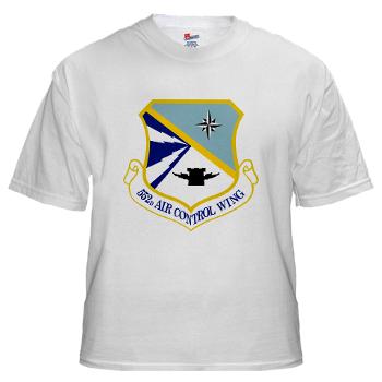 552ACW - A01 - 04 - 552nd Air Control Wing - White t-Shirt - Click Image to Close