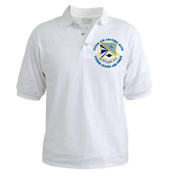 552ACW - A01 - 04 - 552nd Air Control Wing with Text - Golf Shirt