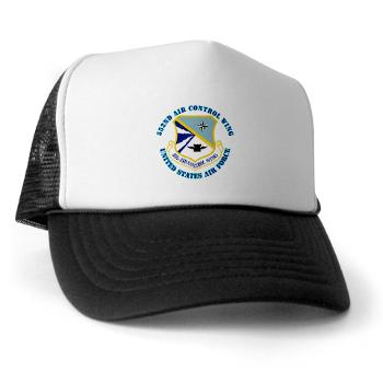 552ACW - A01 - 02 - 552nd Air Control Wing with Text - Trucker Hat - Click Image to Close