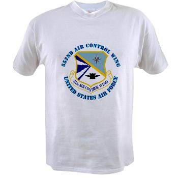 552ACW - A01 - 04 - 552nd Air Control Wing with Text - Value T-shirt