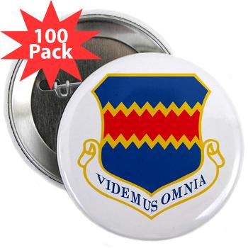 55W - M01 - 01 - 55th Wing - 2.25" Button (100 pack) - Click Image to Close