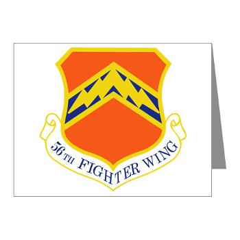 56FW - M01 - 02 - 56th Fighter Wing - Note Cards (Pk of 20) - Click Image to Close