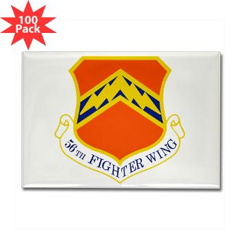 56FW - M01 - 01 - 56th Fighter Wing - Rectangle Magnet (100 pack)