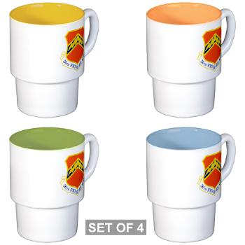 56FW - M01 - 03 - 56th Fighter Wing - Stackable Mug Set (4 mugs) - Click Image to Close