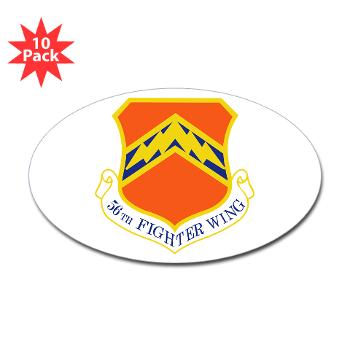 56FW - M01 - 01 - 56th Fighter Wing - Sticker (Oval 10 pk)