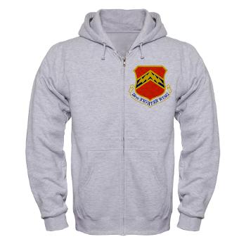 56FW - A01 - 03 - 56th Fighter Wing - Zip Hoodie - Click Image to Close
