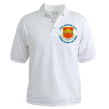 56FW - A01 - 04 - 56th Fighter Wing with Text - Golf Shirt