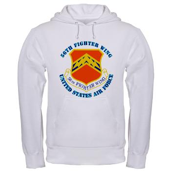 56FW - A01 - 03 - 56th Fighter Wing with Text - Hooded Sweatshirt