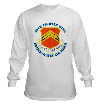56FW - A01 - 03 - 56th Fighter Wing with Text - Long Sleeve T-Shirt