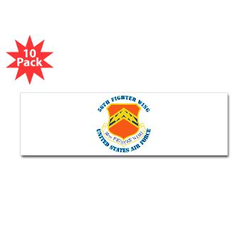 56FW - M01 - 01 - 56th Fighter Wing with Text - Sticker (Bumper 10 pk)