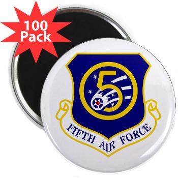 5AF - M01 - 01 - 5th Air Force - 2.25" Magnet (100 pack) - Click Image to Close