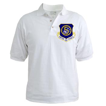 5AF - A01 - 04 - 5th Air Force - Golf Shirt