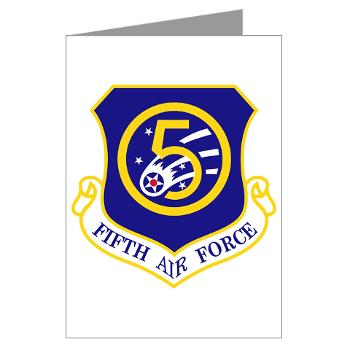 5AF - M01 - 02 - 5th Air Force - Greeting Cards (Pk of 10)