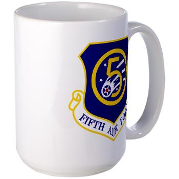 5AF - M01 - 03 - 5th Air Force - Large Mug