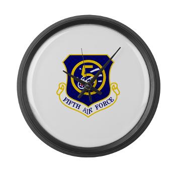 5AF - M01 - 03 - 5th Air Force - Large Wall Clock