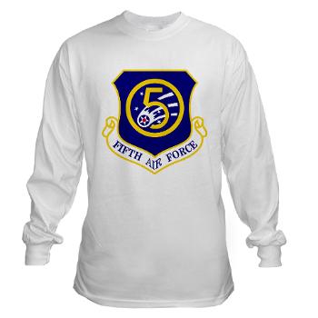 5AF - A01 - 03 - 5th Air Force - Long Sleeve T-Shirt - Click Image to Close