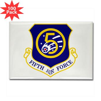 5AF - M01 - 01 - 5th Air Force - Rectangle Magnet (100 pack) - Click Image to Close