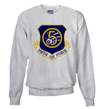 5AF - A01 - 03 - 5th Air Force - Sweatshirt - Click Image to Close