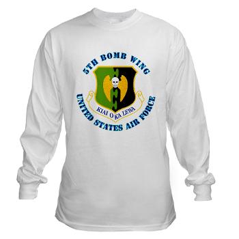 5BW - A01 - 03 - 5th Bomb Wing with Text - Long Sleeve T-Shirt