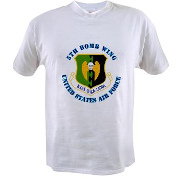 5BW - A01 - 04 - 5th Bomb Wing with Text - Value T-shirt