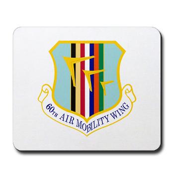 60AMW - M01 - 03 - 60th Air Mobility Wing - Mousepad - Click Image to Close