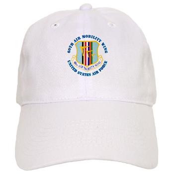 60AMW - A01 - 01 - 60th Air Mobility Wing with Text - Cap