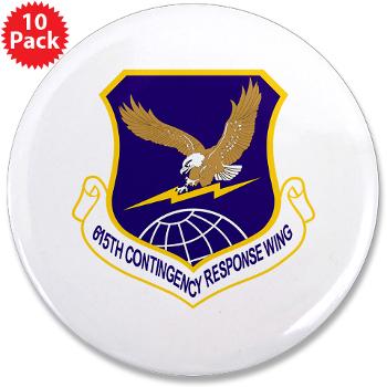 615CRW - M01 - 01 - 615th Contingency Response Wing - 3.5" Button (10 pack)