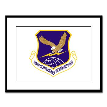 615CRW - M01 - 02 - 615th Contingency Response Wing - Large Framed Print